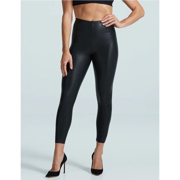 Commando 7/8 Faux Leather‎ Leggings with Perfect Control Black M - Picture 1 of 5